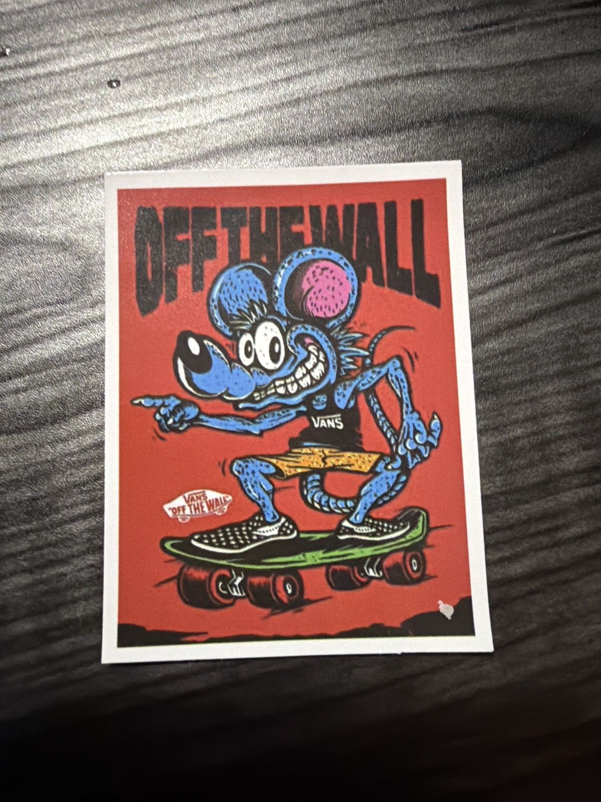 Vans Vans Off The Wall Rat Fink Sticker Size ONE SIZE - 1 Thumbnail