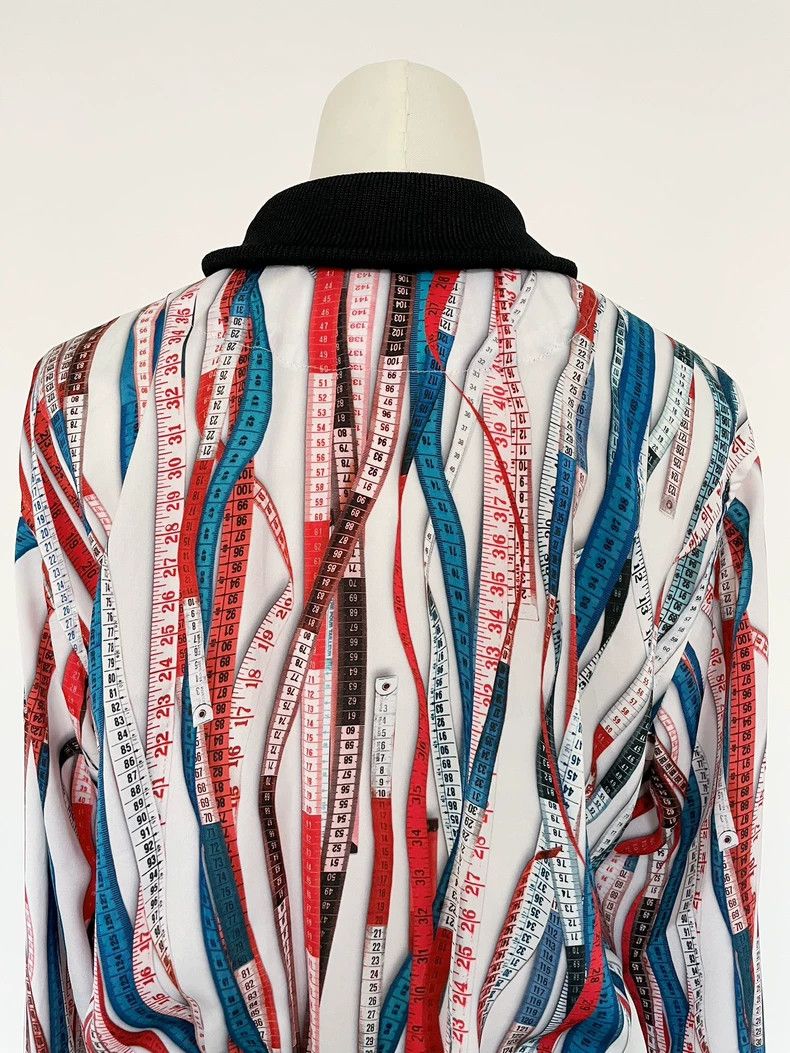 Jean Paul Gaultier Jean Paul Gaultier Red, white and blue ruler jacket 2504-Ne Size S / US 4 / IT 40 - 5 Thumbnail