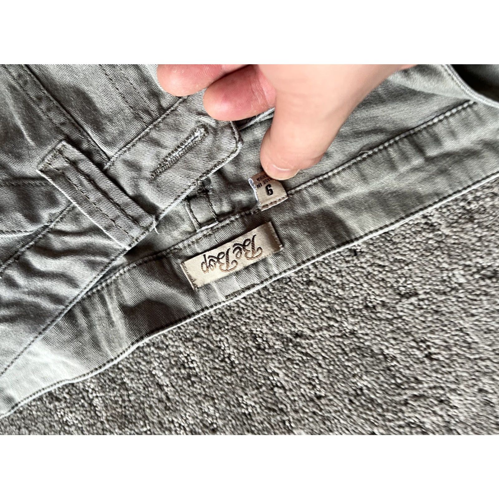 Vintage BeBop Green Cargo Jegging Jeans Womens Size 9 Size 30" / US 8 / IT 44 - 5 Thumbnail