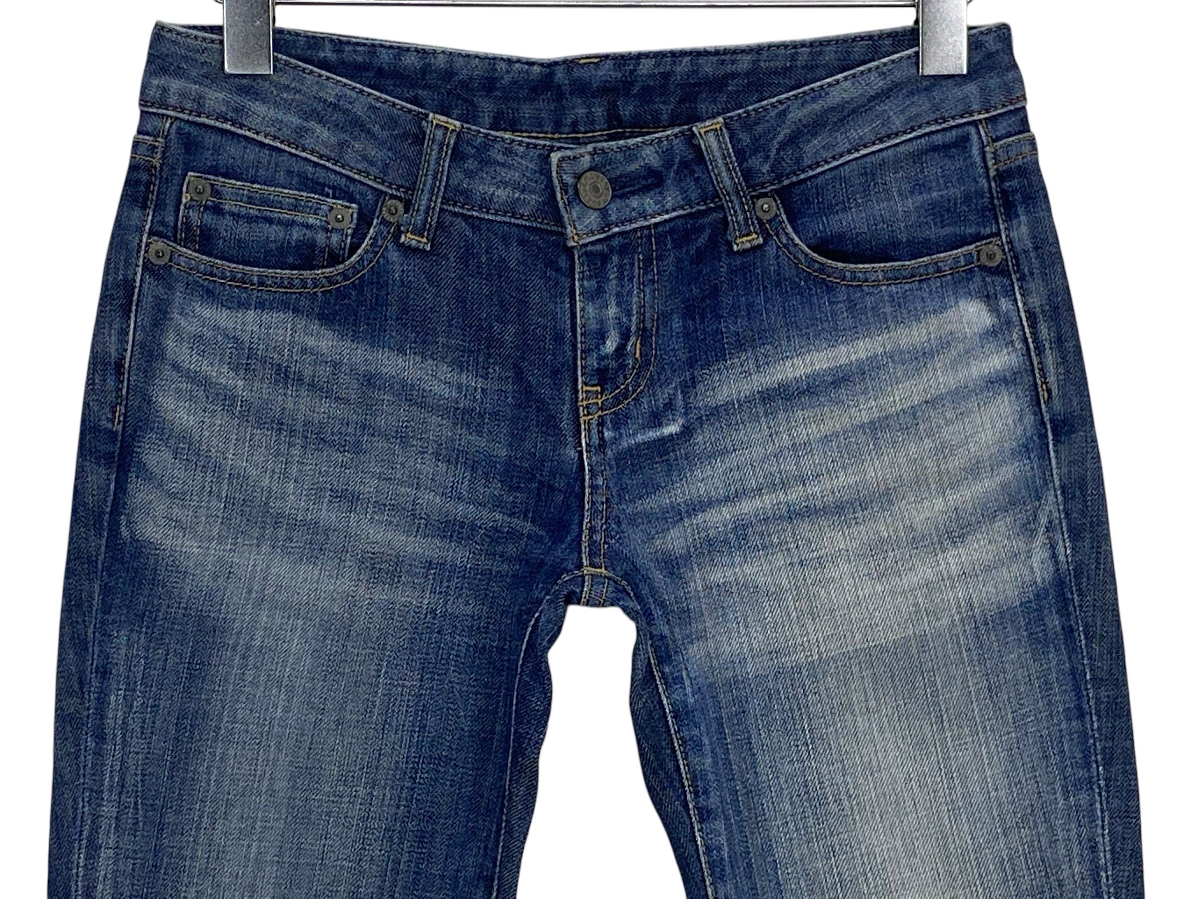 Japanese Brand × MOUSSY Moussy Jeans Flare Light Wash Jeans Low Rise Jeans Size 25" / US 0 / IT 36 - 3 Thumbnail