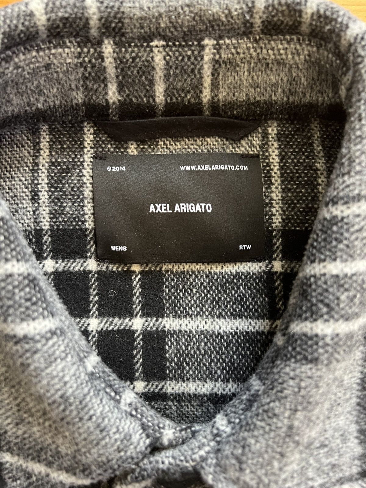 Axel Arigato Tait Checked Overshirt Size US M / EU 48-50 / 2 - 5 Thumbnail