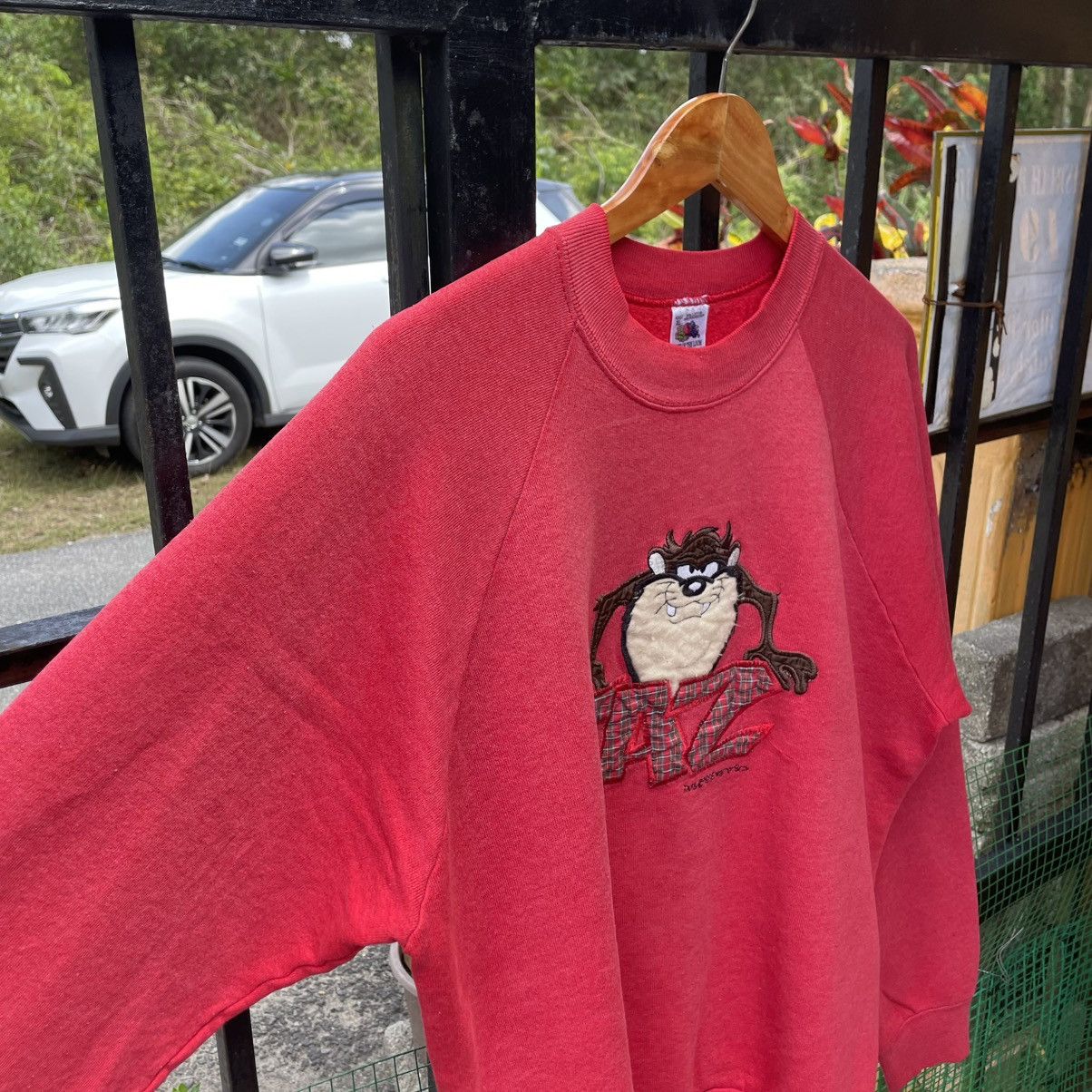 Cartoon Network 🔥Vintage 1995 Warner BrosTazmania Promo Crewneck Sweatshirts Size US M / EU 48-50 / 2 - 7 Thumbnail