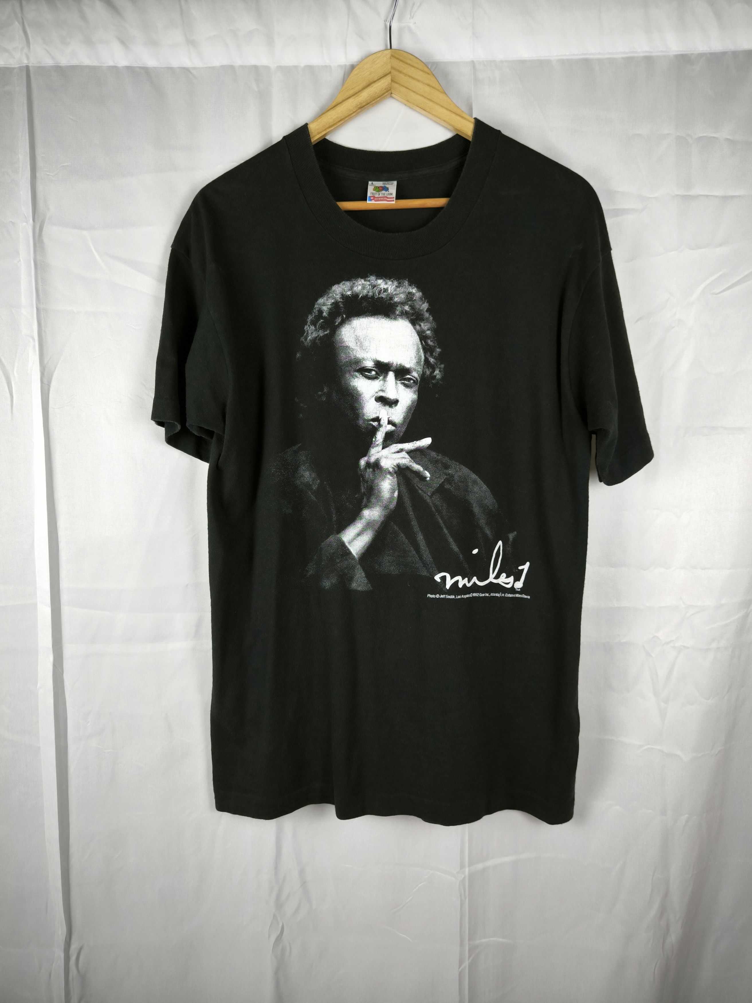 Band Tees 90s Miles Davis Jazz Size US L / EU 52-54 / 3 - 16 Thumbnail