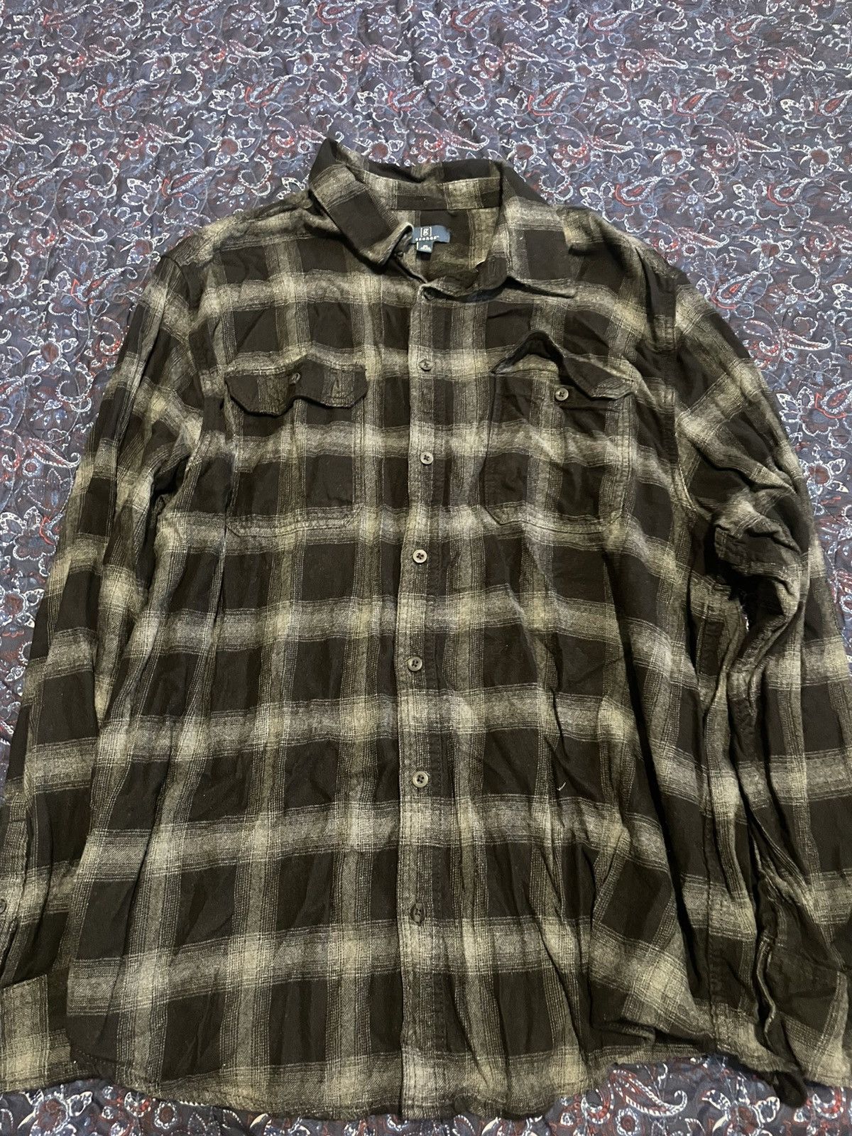 George George Button-Up Flannel Size US XXL / EU 58 / 5 - 1 Thumbnail