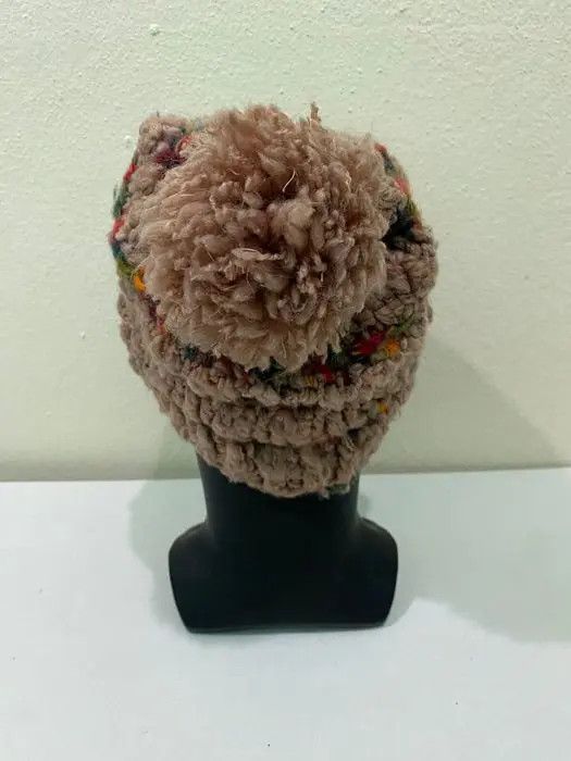 Japanese Brand Titicaca Knit Bobble Beanie Hat Size ONE SIZE - 4 Thumbnail