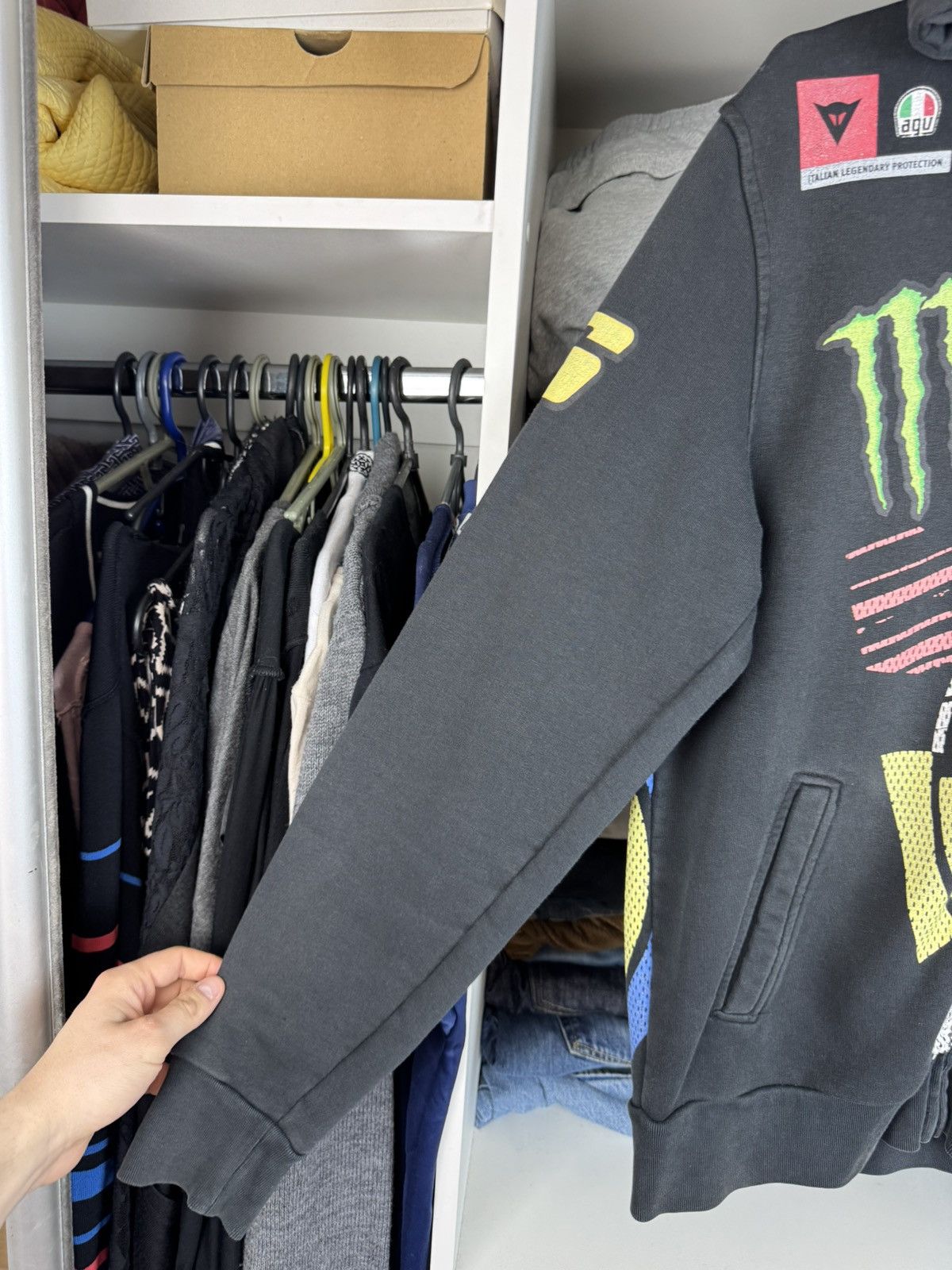 Other VR46 Valentino Rossi Monster Energy Zip Hoodie Size US S / EU 44-46 / 1 - 5 Thumbnail