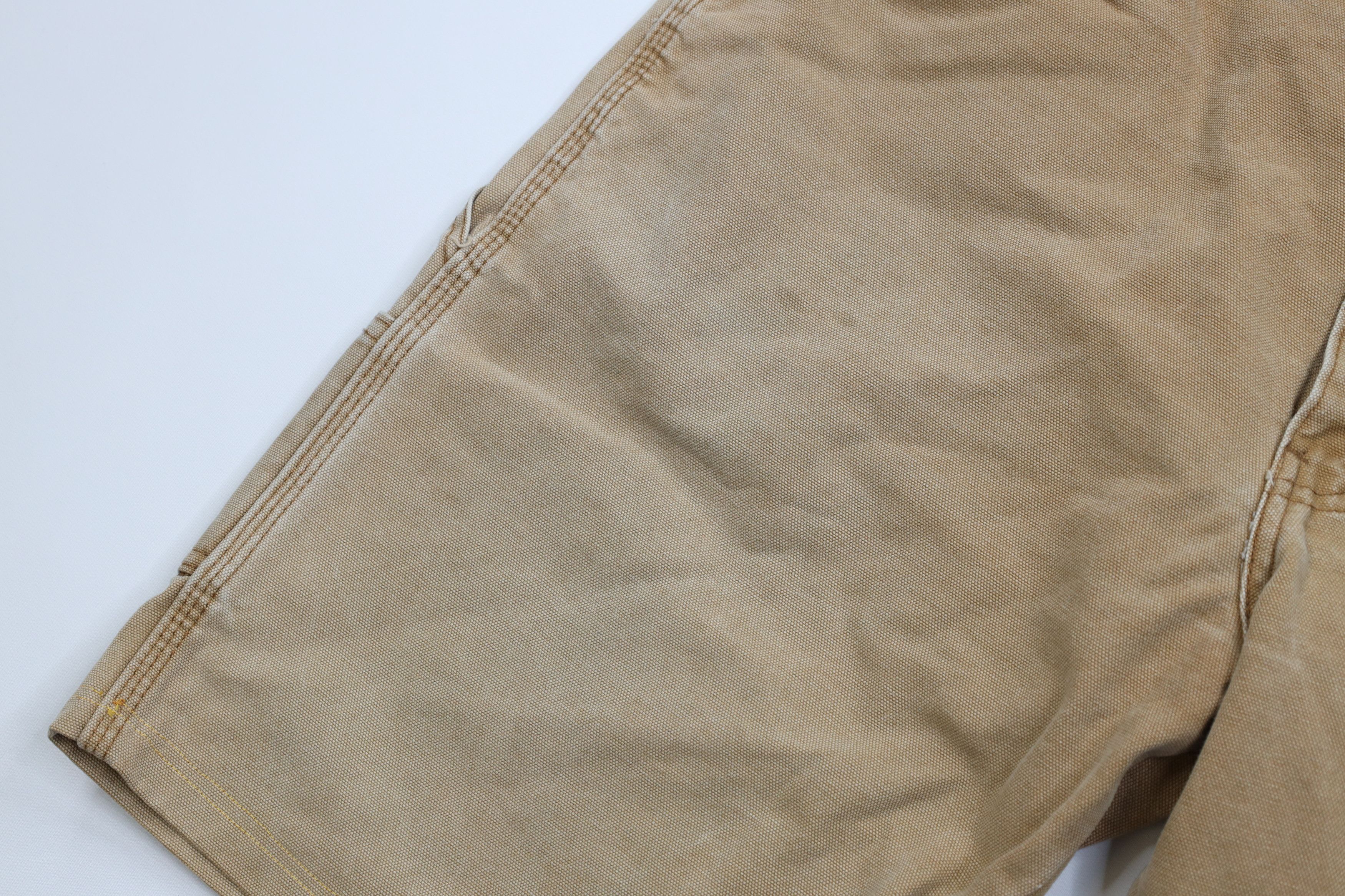Dickies Vintage 90s Y2K Dickies Dungaree Workwear Shorts Brown Size US 36 / EU 52 - 5 Thumbnail
