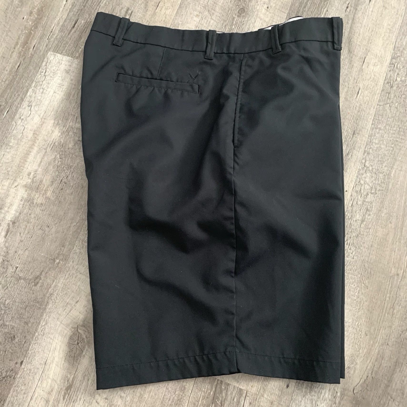 Callaway Callaway Golf Shorts Mens 40 Black Flat Front 10” Inseam Cargo Pockets Button Hook & Eye Size US 40 / EU 56 - 5 Thumbnail
