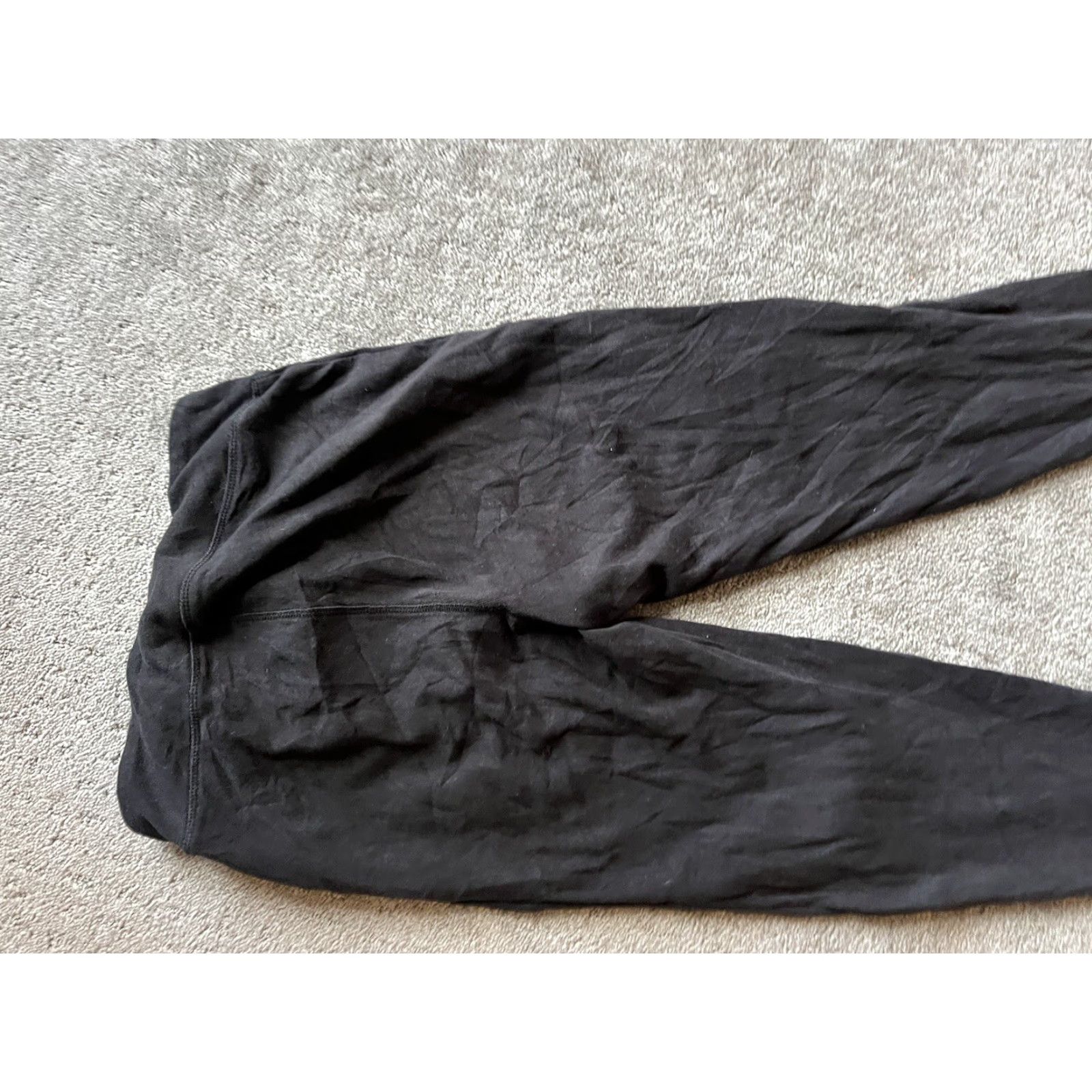Vintage Simply Vera Wang Leggings Stretch Solid Black Pants Women's Size Small Size 28" / US 6 / IT 42 - 4 Thumbnail