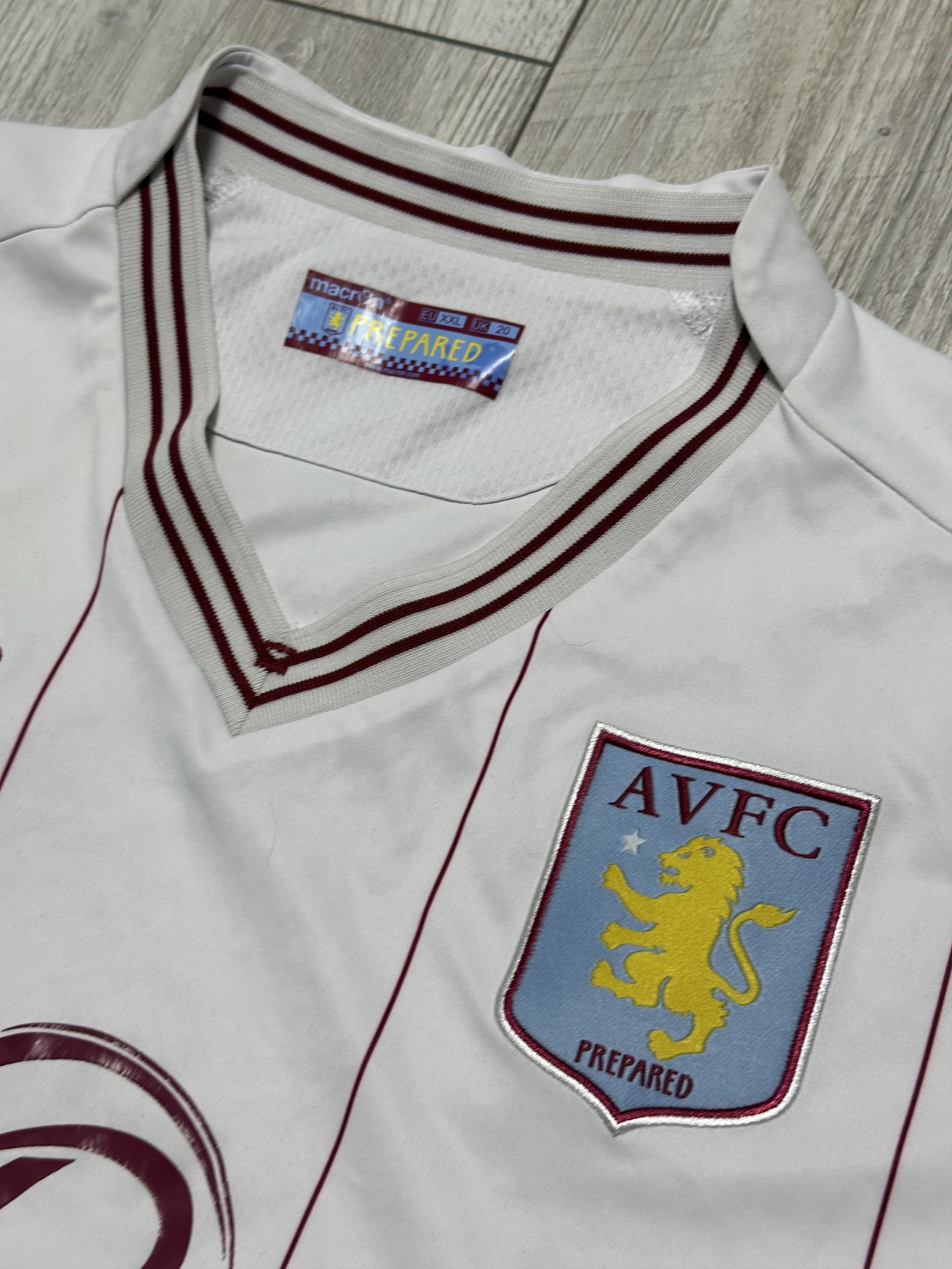 Macron Macron Aston Villa 2014/15 White Football Shirt Jersey Size US XL / EU 56 / 4 - 2 Thumbnail