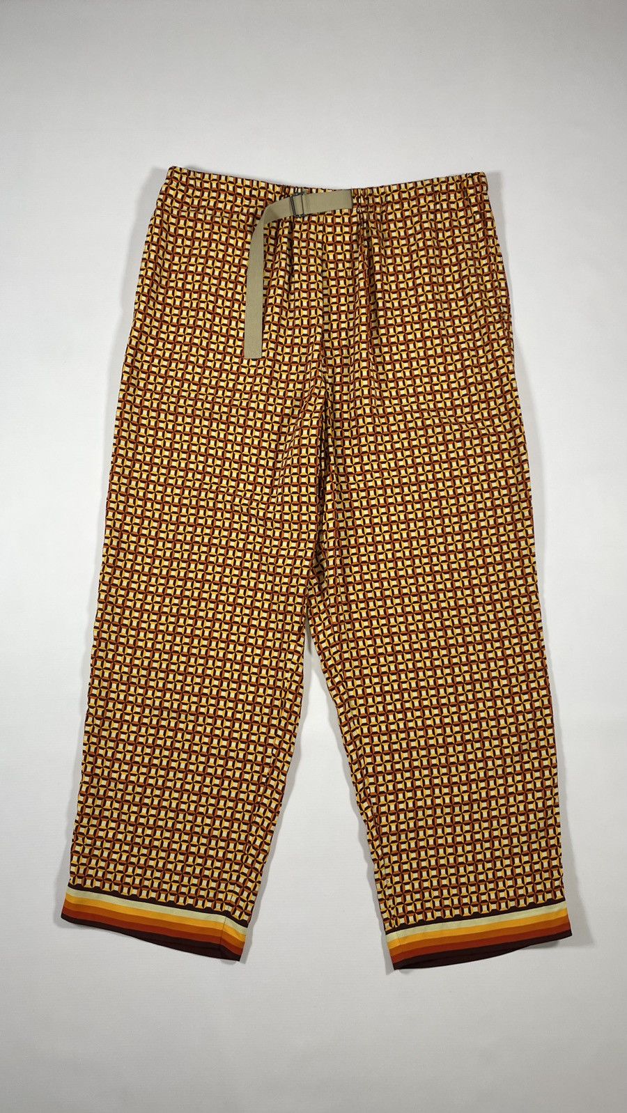 Dries Van Noten 70s Print Wide Leg Utility Trousers Size US 36 / EU 52 - 16 Thumbnail