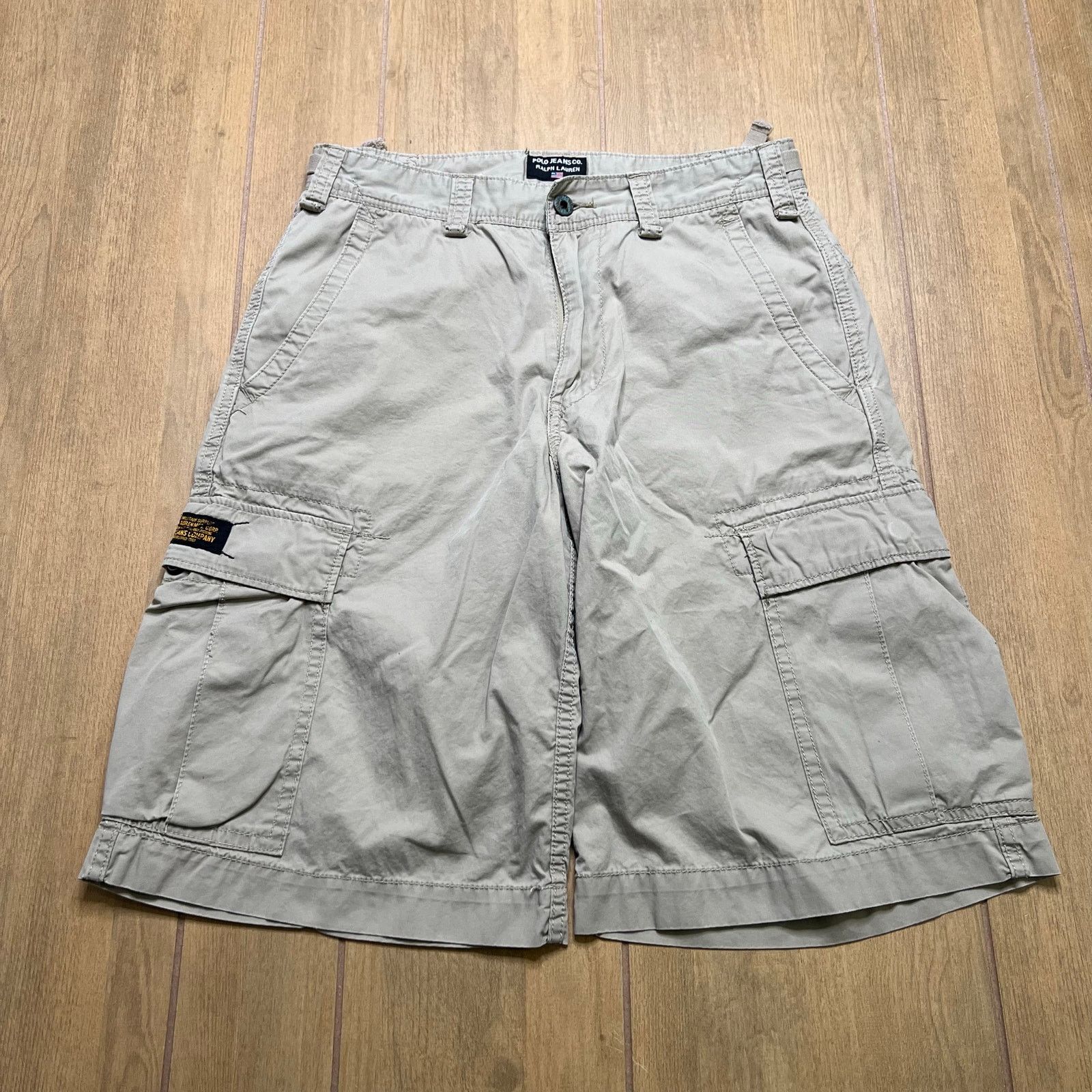 Polo Ralph Lauren Vintage Polo Ralph Lauren Ripstop Cargo Shorts Military 30 Size US 30 / EU 46 - 1 Thumbnail