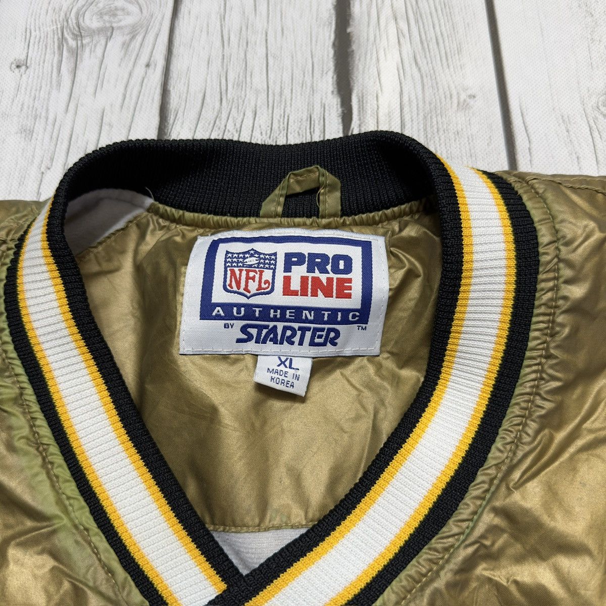 NFL × Starter × Vintage Vintage Pittsburgh Steelers windbreaker Size US XL / EU 56 / 4 - 4 Thumbnail