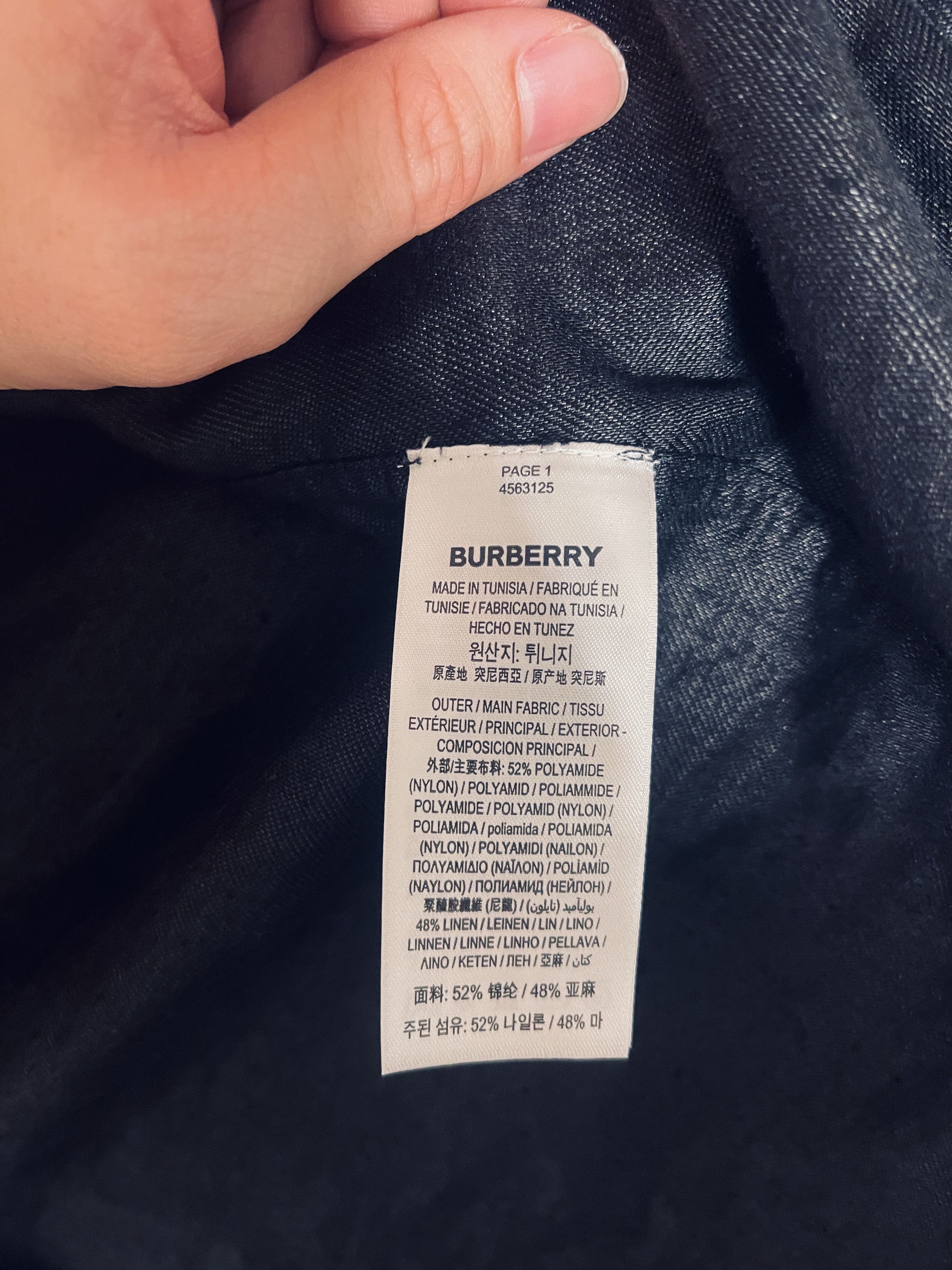 Burberry Burberry Men Dress shirt XS black MSRP $600 Size US XS / EU 42 / 0 - 6 Thumbnail