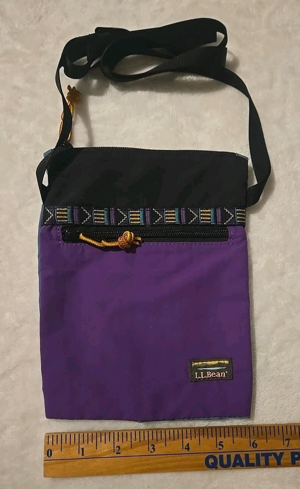 L.L. Bean NWOT LL Bean Mountain Classic Crossbody Bag Nylon Purple Size ONE SIZE - 3 Thumbnail