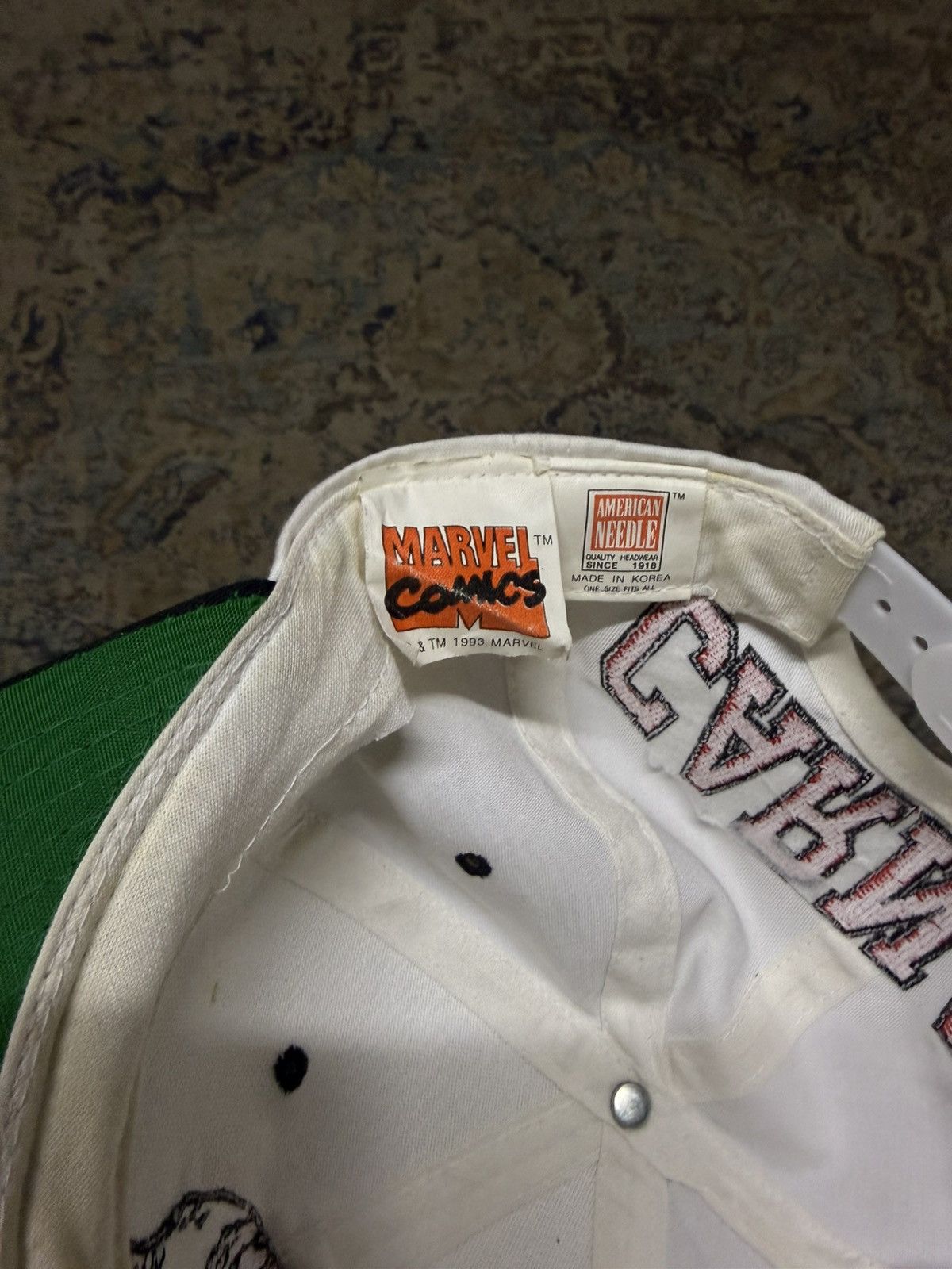 Marvel Comics Vintage Garnage Marvel comics hat 🧢 Size ONE SIZE - 4 Thumbnail