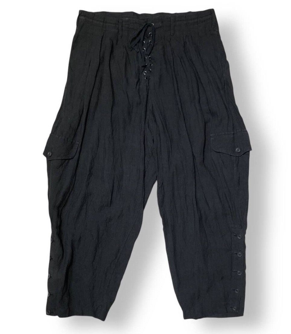 Yohji Yamamoto Pour Homme linen wide pants Size US 32 / EU 48 - 1 Thumbnail