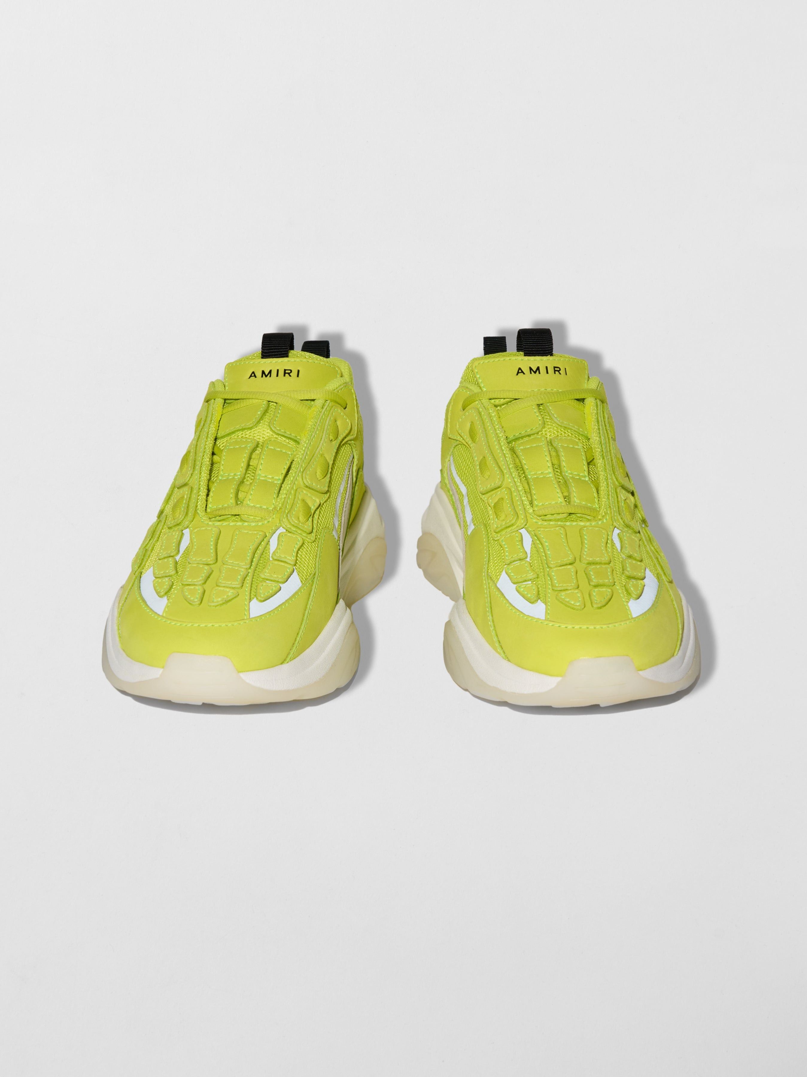 Amiri o1w1db10125 Low-Top Sneakers in Acid Green & White Size US 10 / EU 43 - 3 Thumbnail