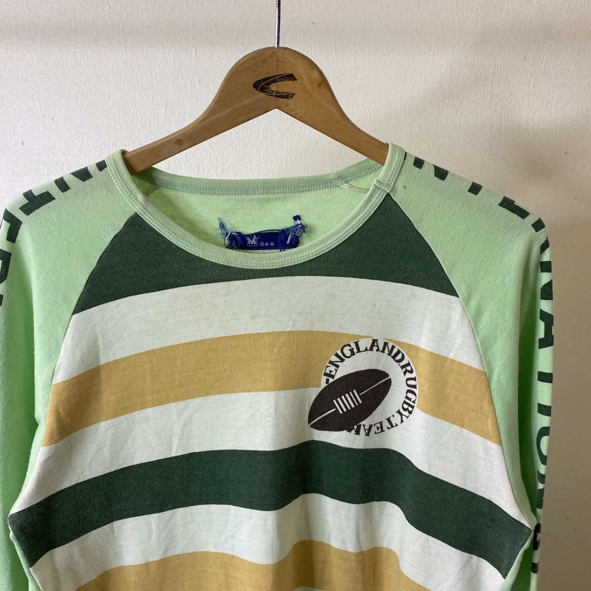 Vintage Vintage 1980s England Rugby Team Jersey LS Size US M / EU 48-50 / 2 - 2 Thumbnail