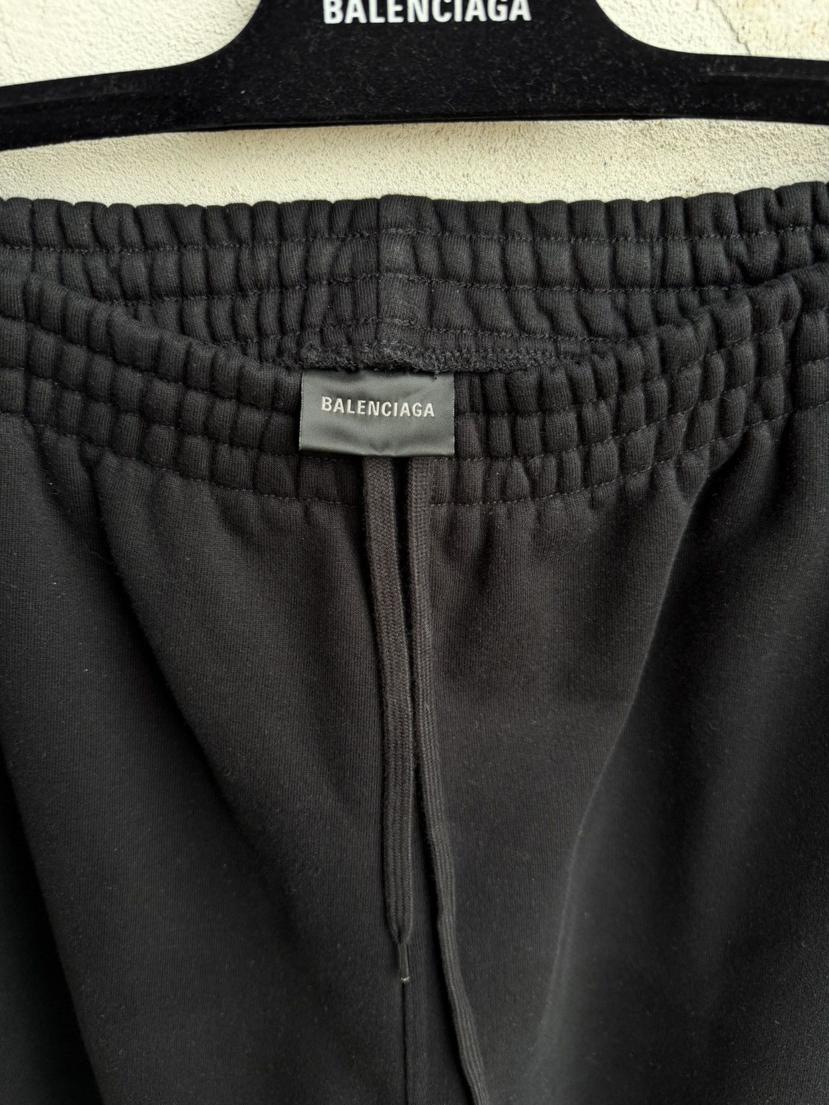 Balenciaga [XL] SS23 Black super baggy and long sweatpants Size US 36 / EU 52 - 4 Thumbnail