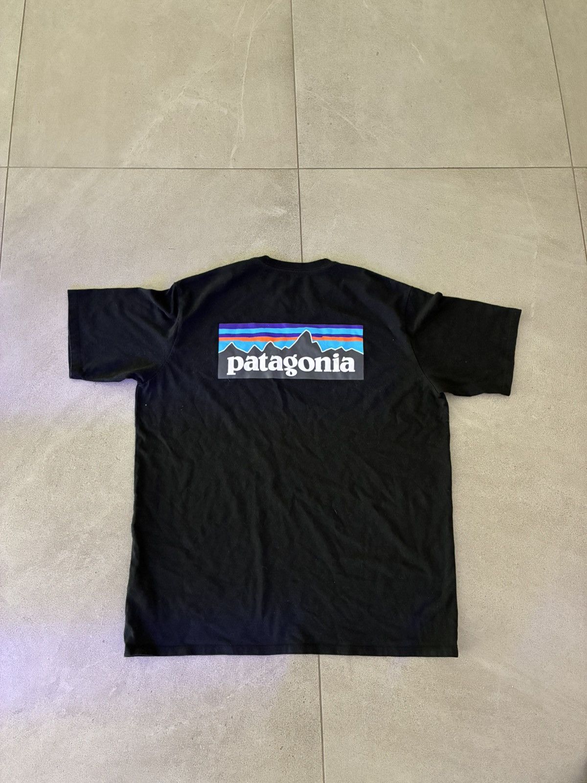 Patagonia Patagonia Black Logo Tee Back Graphic Size L Size US L / EU 52-54 / 3 - 1 Thumbnail