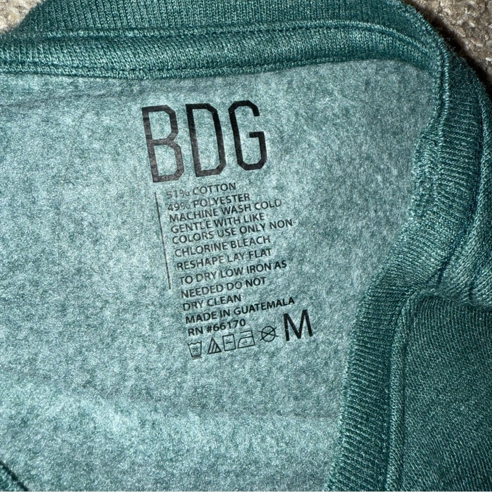 Bdg Urban Outfitters BDG Crew Neck Cropped Sweatshirt - M, Green Size M / US 6-8 / IT 42-44 - 3 Thumbnail