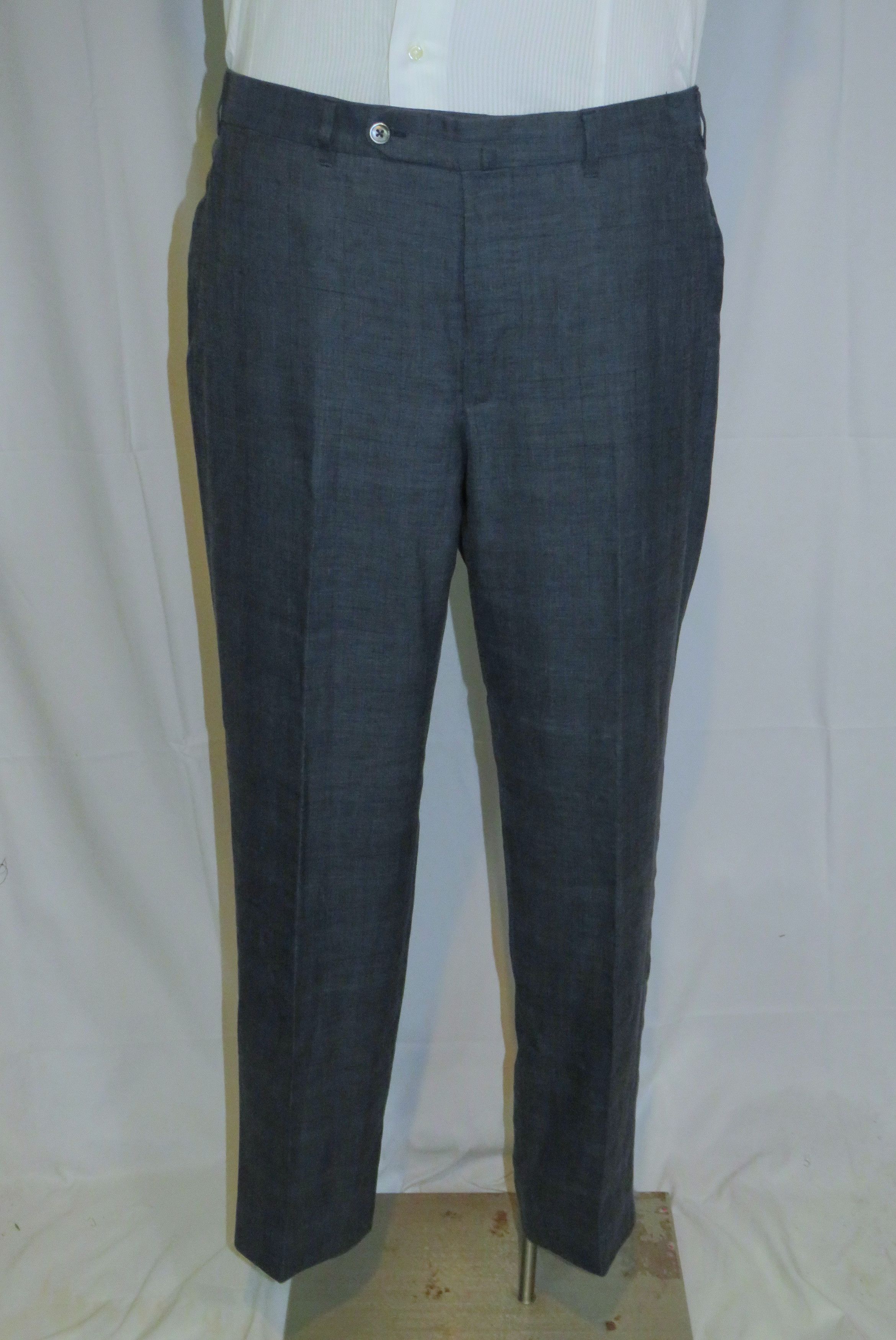 Ermenegildo Zegna Premium Exclusively Blue Plaid Silk Blend Suit 42R Size 42R - 15 Thumbnail