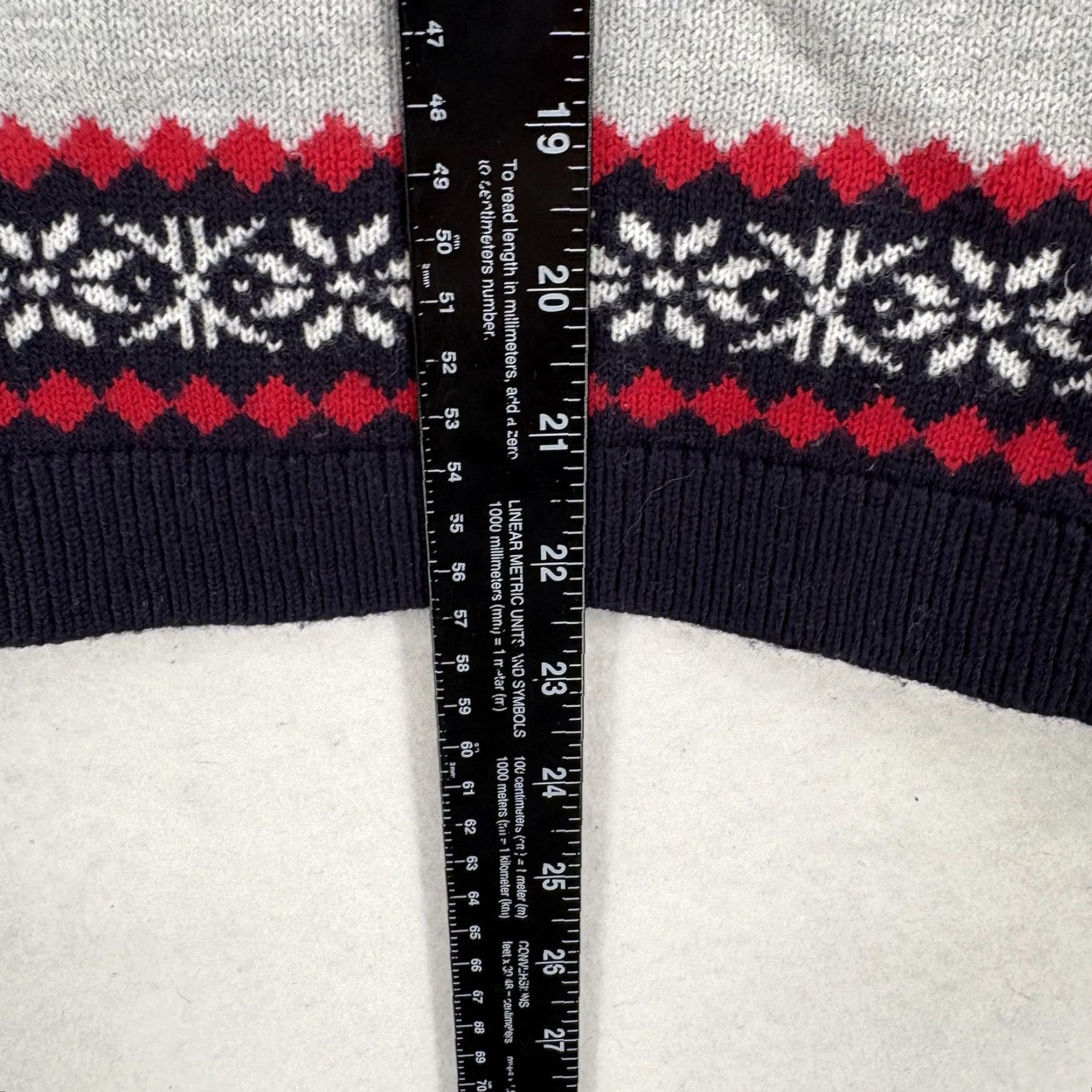 Talbots Talbots Sweater Womens Small Gray Fair Isle Robin Bird Christmas Knit Lambswool Size S / US 4 / IT 40 - 6 Thumbnail