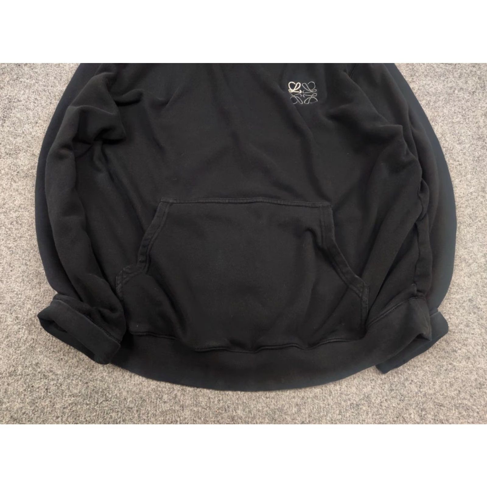 Loewe Loewe mini classic logo black oversized authentic hoodie Size US XL / EU 56 / 4 - 5 Thumbnail