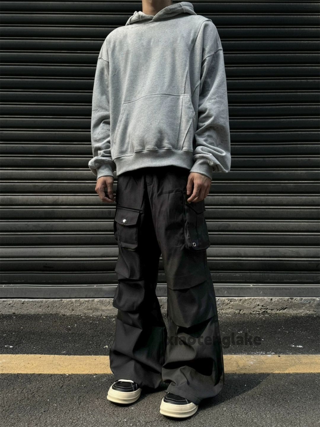 Designer × Japanese Brand × Vintage utility pleated yuppie punk flared cargo military pants Size US 32 / EU 48 - 1 Thumbnail