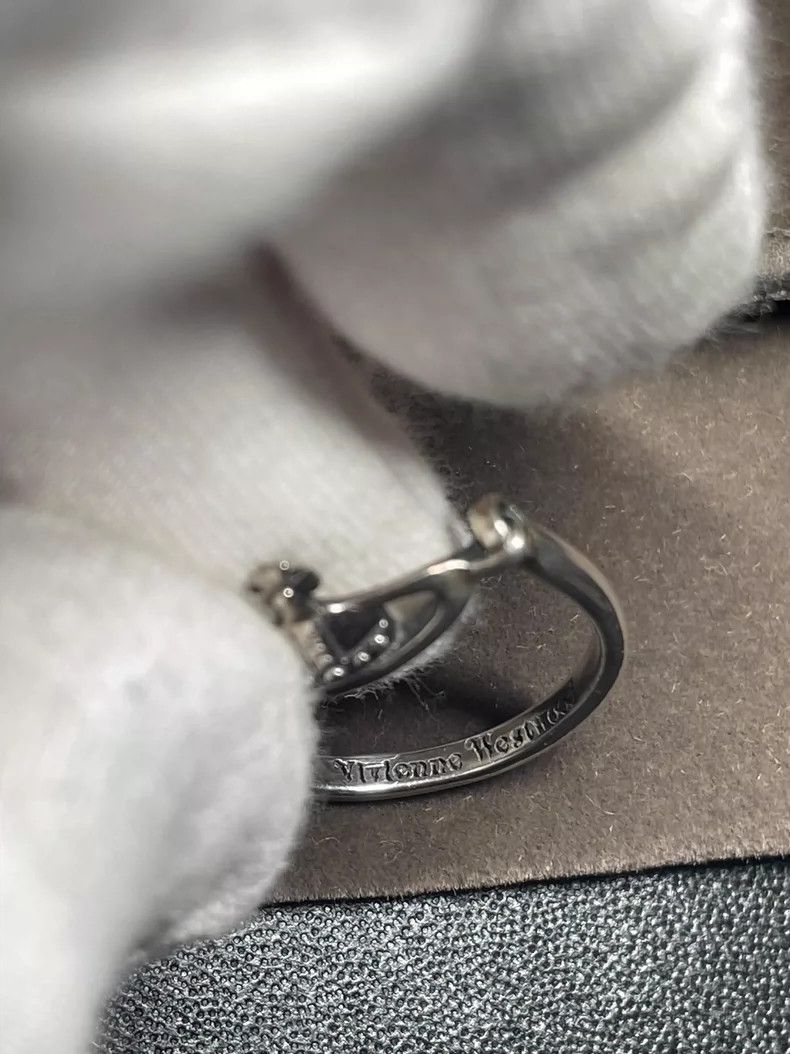 Vivienne Westwood Vivienne Westwood size S Mini Saturn Ring Silver Size S Size ONE SIZE - 4 Thumbnail