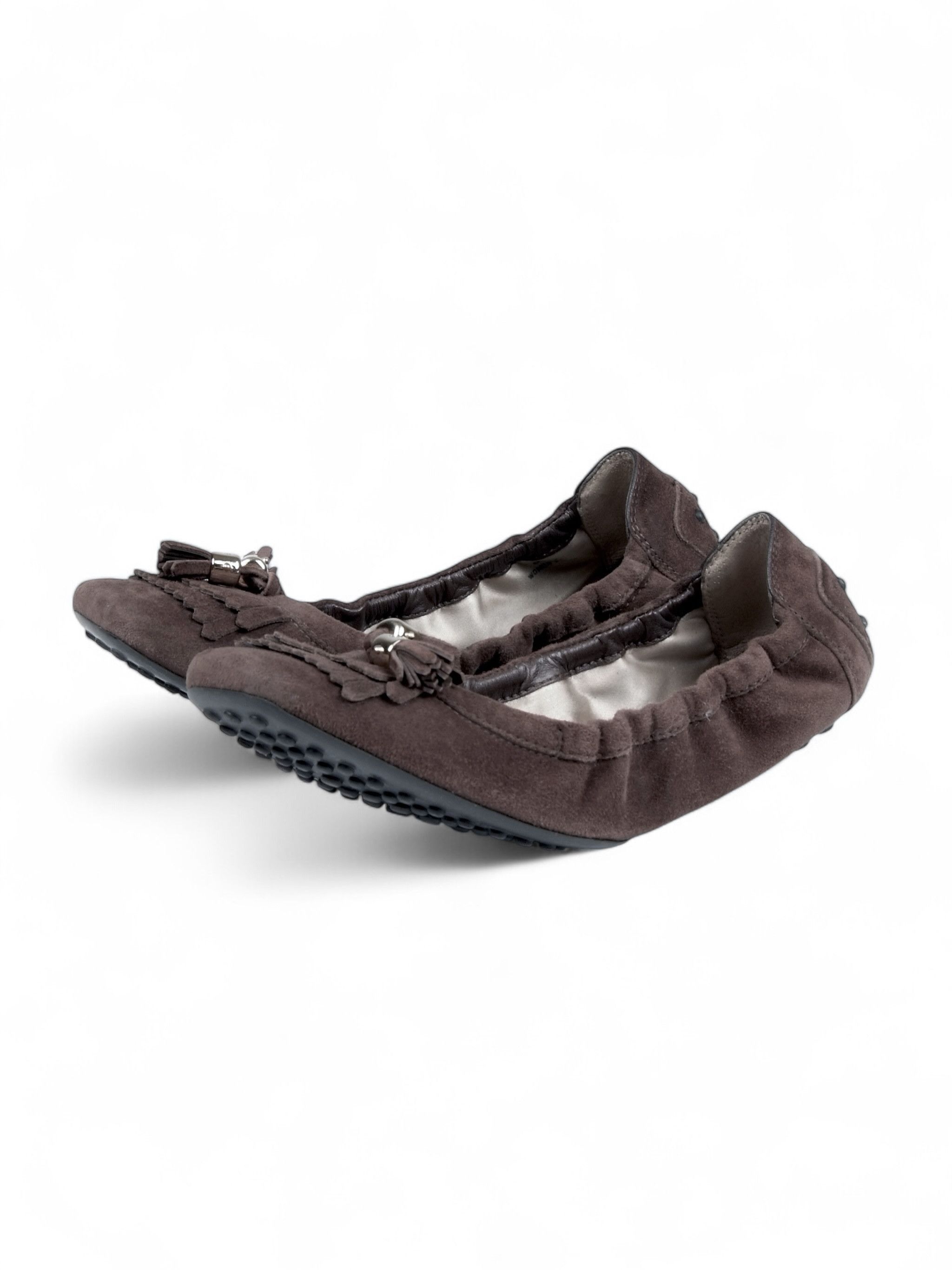 Tod's Tod's Brown Suede Ballet Flats EU 36.5 Size US 5.5 / IT 35.5 - 2 Thumbnail