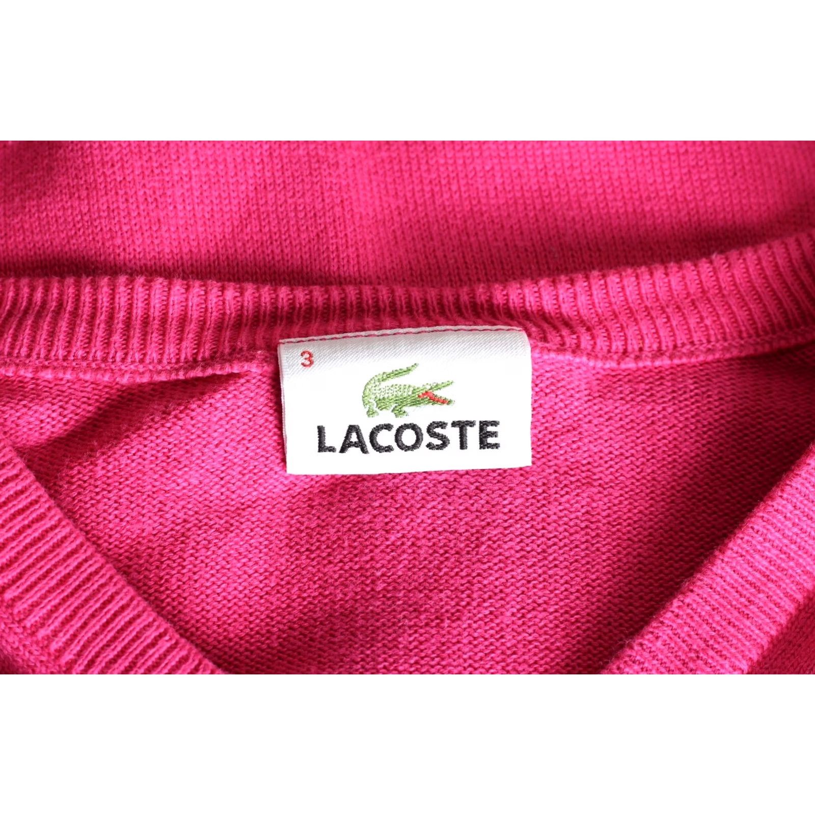 Lacoste LACOSTE V Neck Cotton Jumper Sweater Men Size S / 3 Size US S / EU 44-46 / 1 - 5 Thumbnail