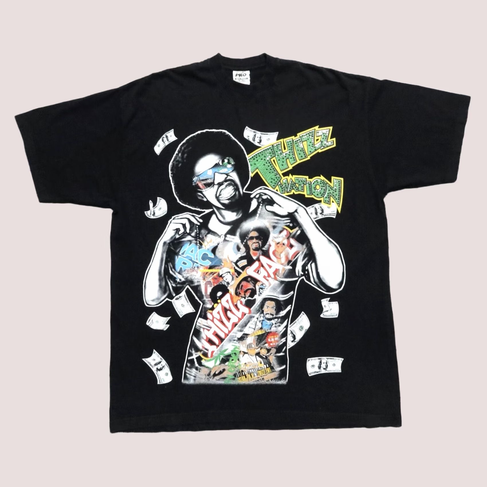 Vintage Vintage Mac Dre Thizz Nation Thizz Face Tee Shirt Men 3XL Black Size US XXL / EU 58 / 5 - 1 Thumbnail