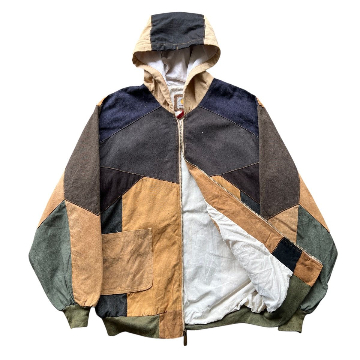 Carhartt Rare Carhartt Remake Rework Patchwork Jacket Size US L / EU 52-54 / 3 - 9 Thumbnail