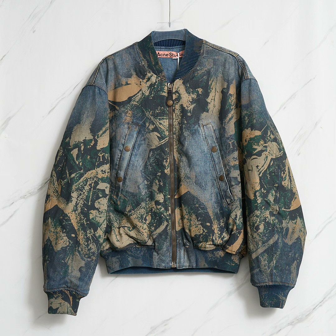 Acne Studios Acne Studios Men's Tie-Dye Padded Jacket Size US S / EU 44-46 / 1 - 1 Thumbnail