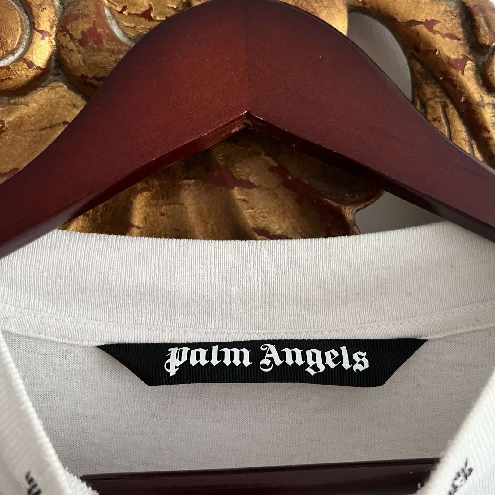 Palm Angels Palm Angels White Long Sleeve with multicolour logo Size US M / EU 48-50 / 2 - 4 Thumbnail