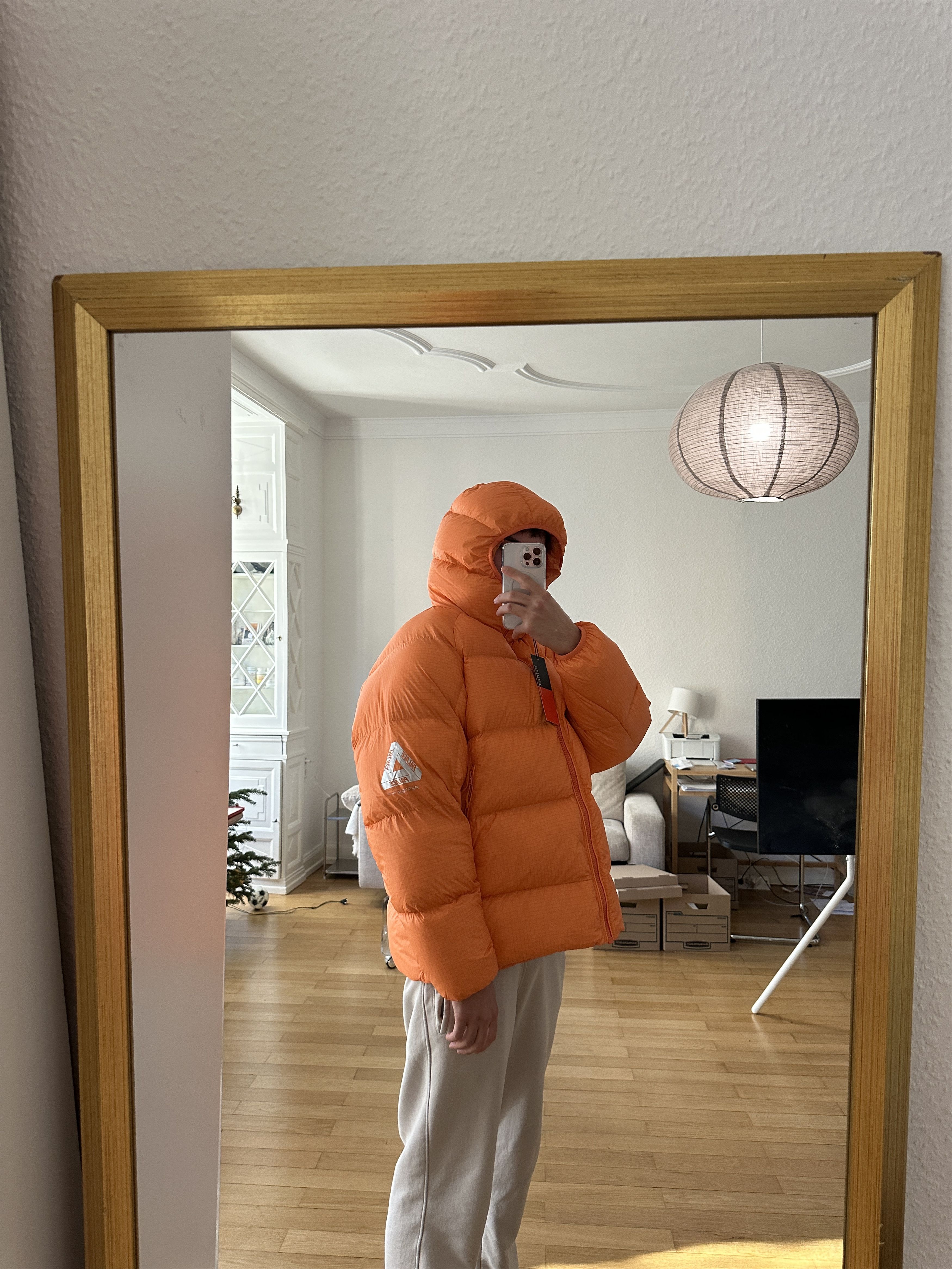 Palace Palace Pertex Quantum RS Down Jacket Orange Size US L / EU 52-54 / 3 - 6 Thumbnail