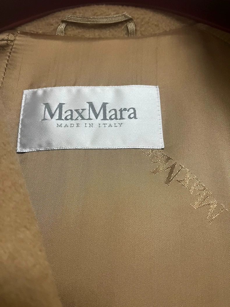 Max Mara Max Mara Poster classic camel double-breasted Size L / US 10 / IT 46 - 4 Thumbnail