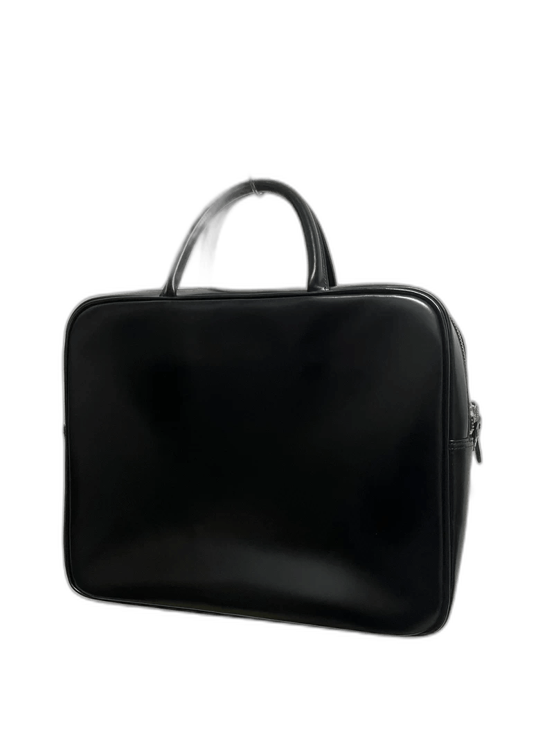 Comme des Garcons Comme des Garçons Black Leather Handbag Size ONE SIZE - 1 Thumbnail