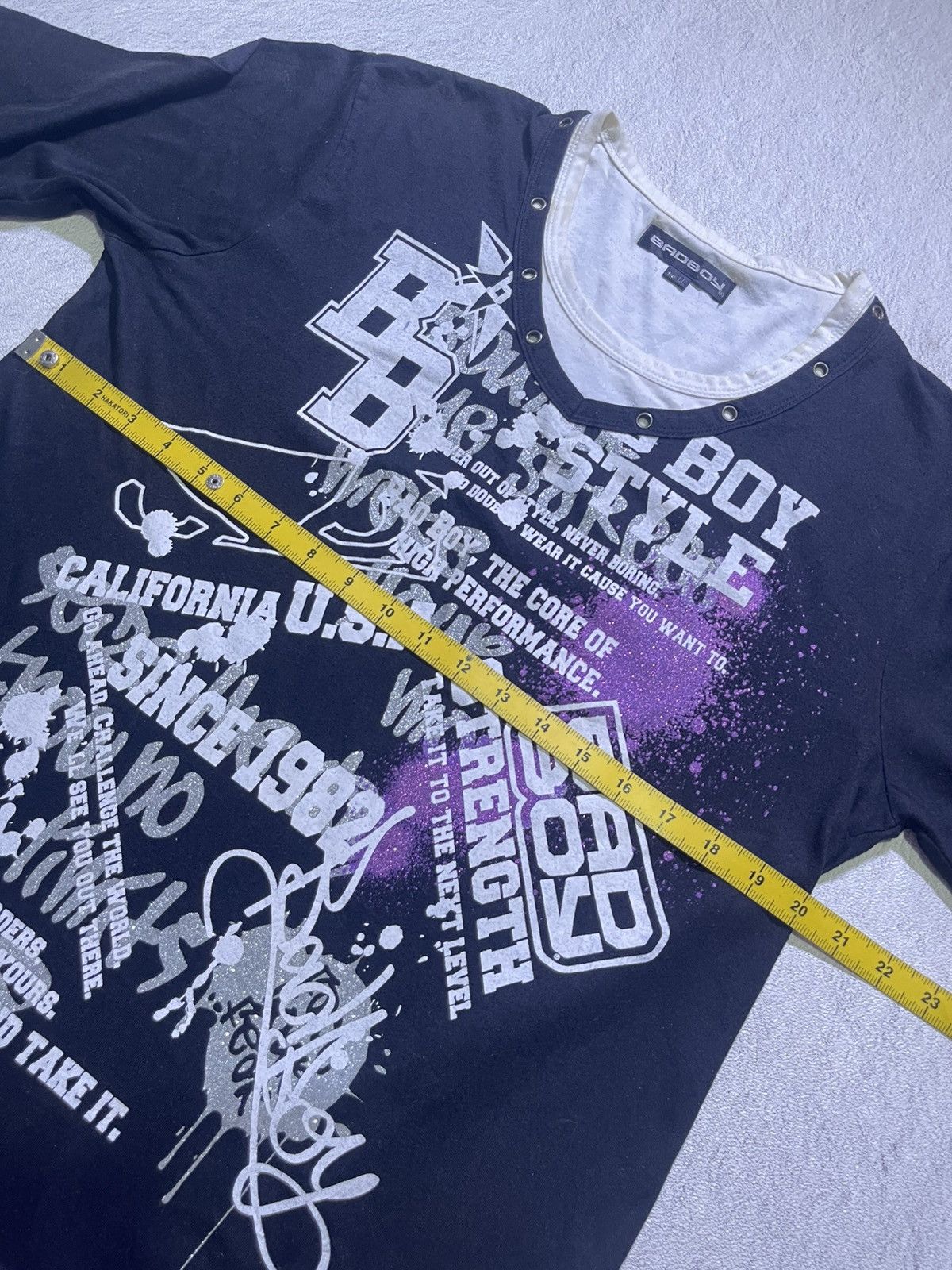 Japanese Brand Y2K BAD BOY long sleeve tshirt ifsix LGB style Size US L / EU 52-54 / 3 - 7 Thumbnail