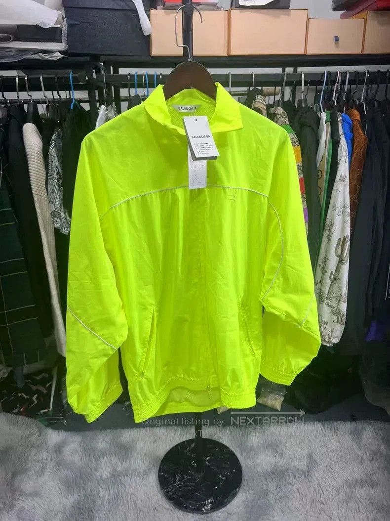 Balenciaga Neon Yellow Jacket Size 34.
