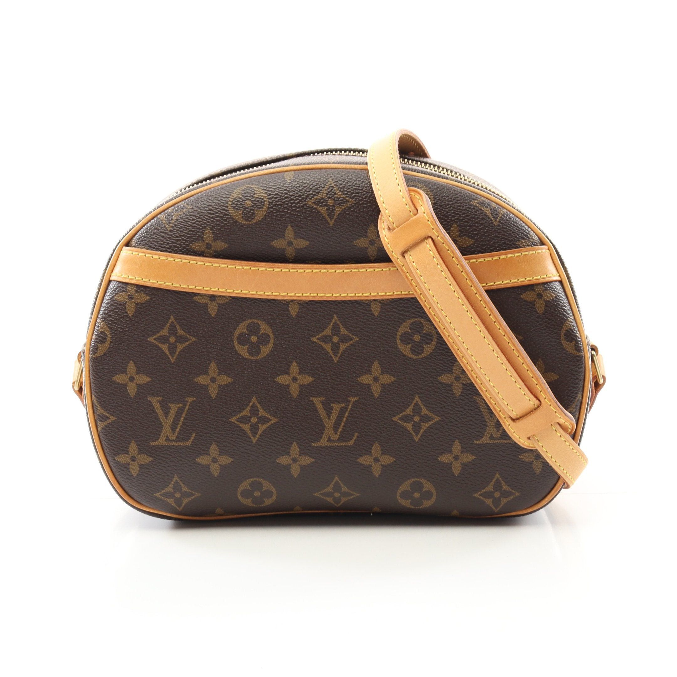 Louis Vuitton Blower Monogram Shoulder Bag Leather Brown, Women's