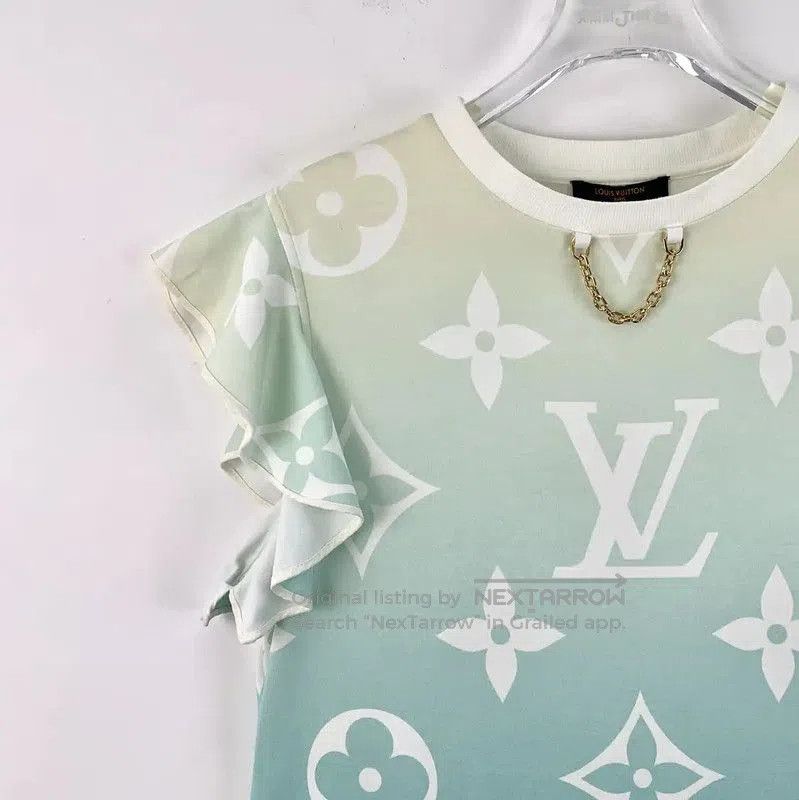 Louis Vuitton Louis Vuitton Blue Cotton T. Size XL / US 12-14 / IT 48-50 - 3 Thumbnail