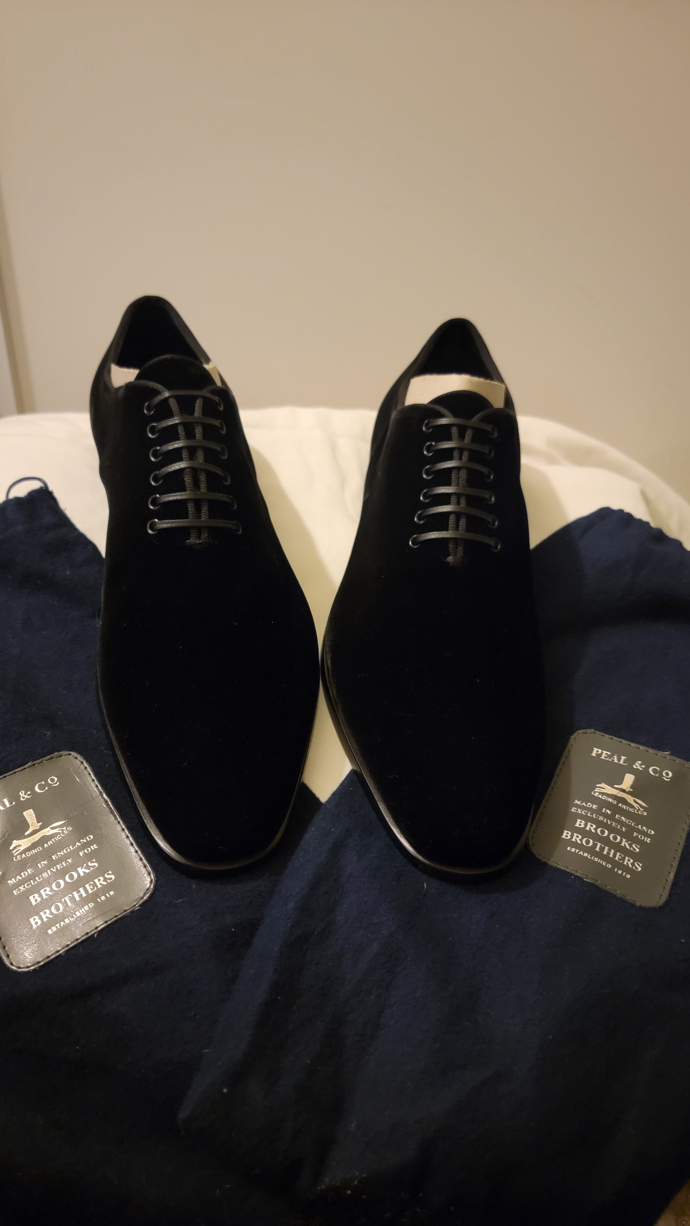 Brooks Brothers Brooks Brothers Italian-made velvet formal shoes Size US 10 / EU 43 - 1 Thumbnail