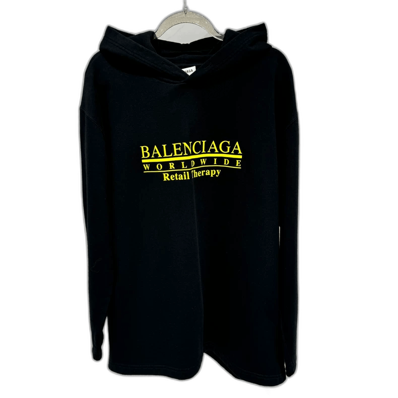 Balenciaga Balenciaga Logo Black Sweatshirt Size US S / EU 44-46 / 1 - 1 Thumbnail