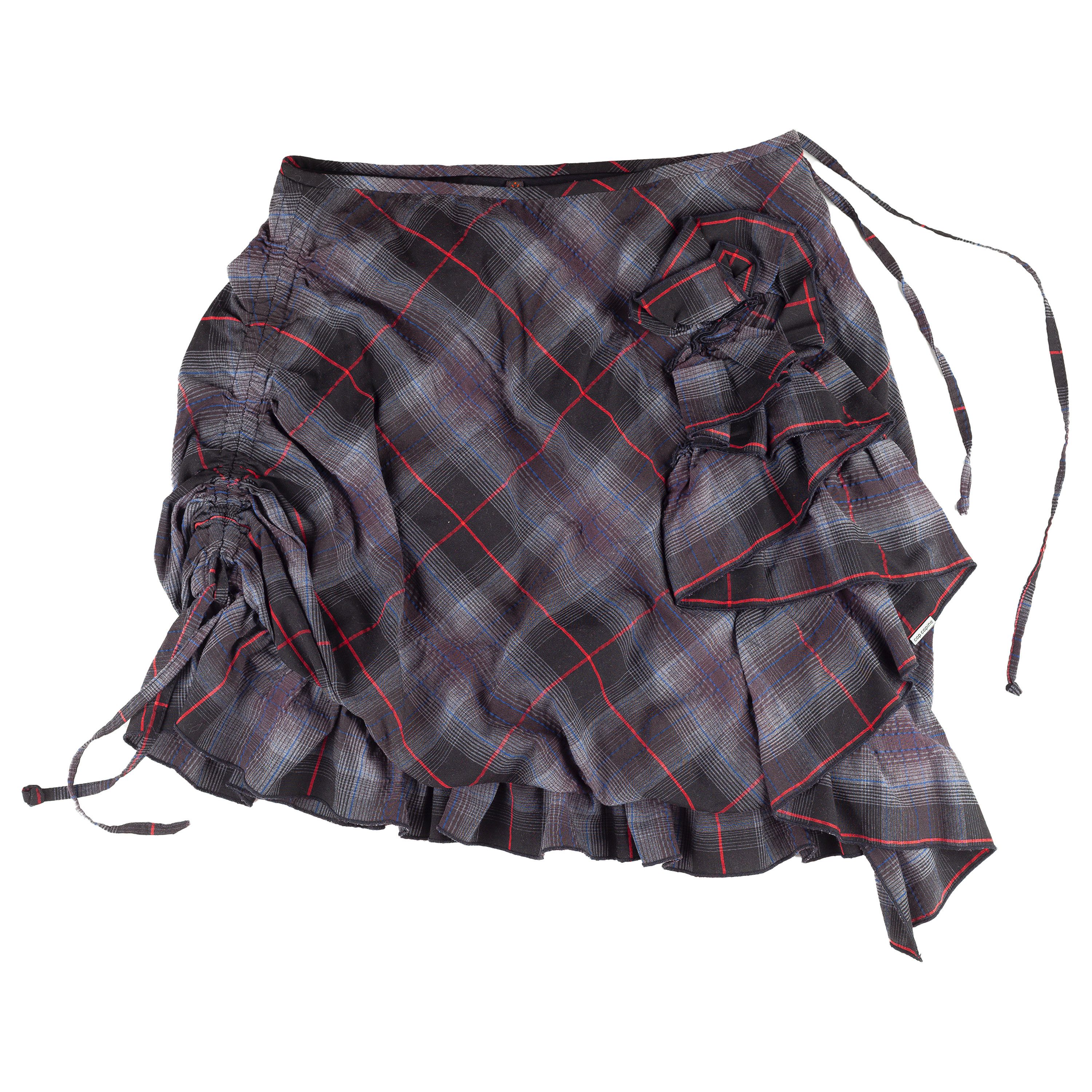 Cop Copine Cop Copine "Susan Jupe" Bubble Vintage Tartan Mini Skirt (M) Size 27" / US 4 / IT 40 - 1 Thumbnail