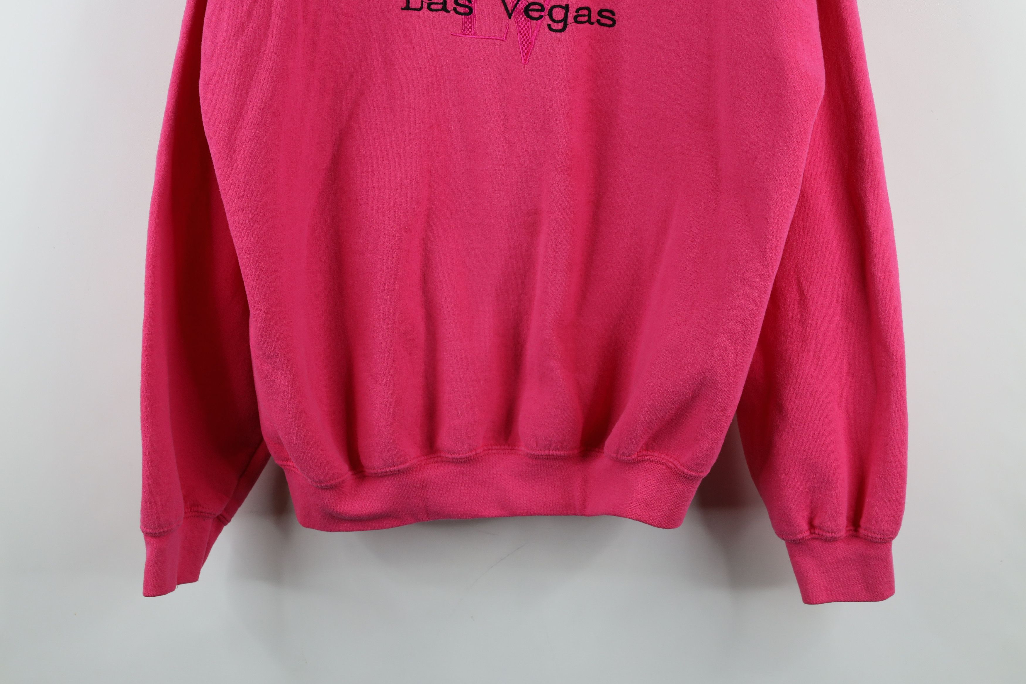 Vintage Vintage 90s Streetwear Spell Out Las Vegas Sweatshirt Size L / US 10 / IT 46 - 3 Thumbnail