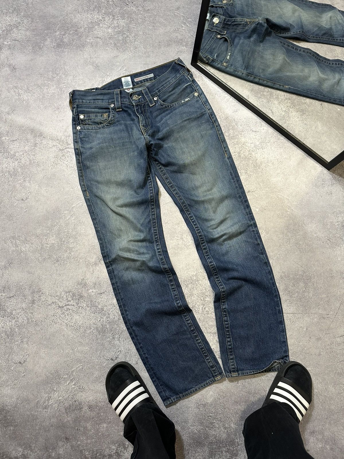 Jean True Religion jeans vintage straight USA Size US 30 / EU 46 - 5 Thumbnail