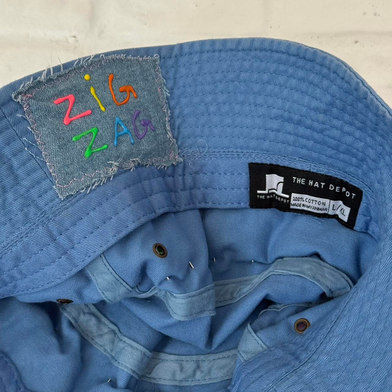 Other ⋆ beaded safety pin bucket hat y2k ⋆ Size ONE SIZE - 6 Thumbnail
